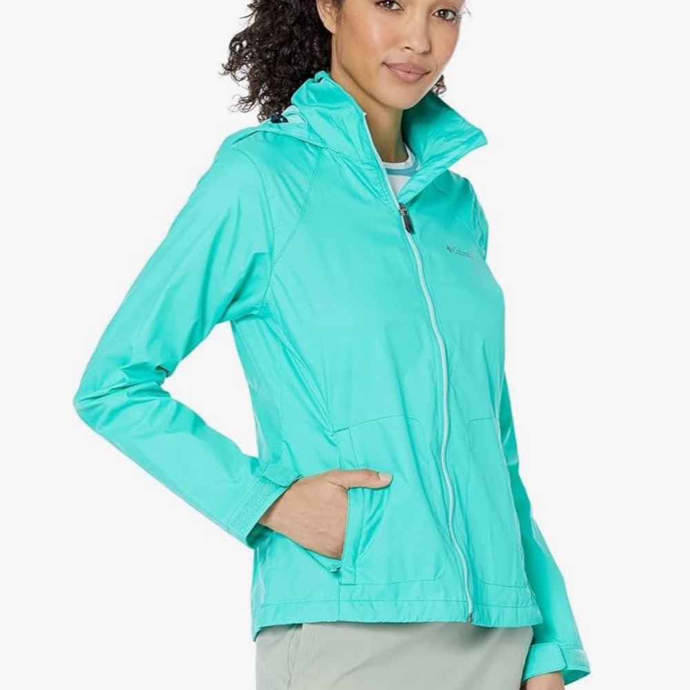 Women's Columbia Switchback III Raincoat XL Teal